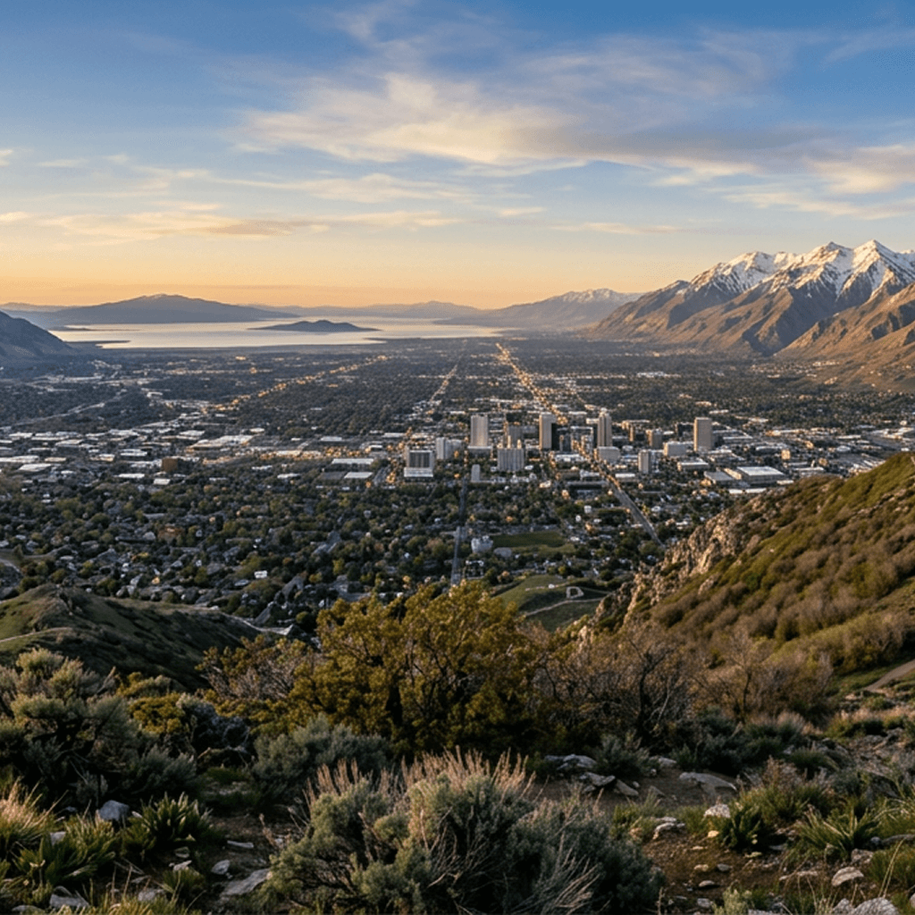 Utah Wasatch Front mountains